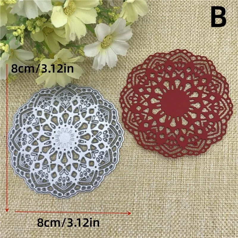 Flower Metal Cutting Dies for Scrapbooking & Embossing Metal Cutting Dies Babs 1PC B
