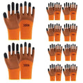 10 Pairs Waterproof Winter Work Gloves – Nylon, Lead-Free Winter Work Gloves Babs 10Pairs One Size