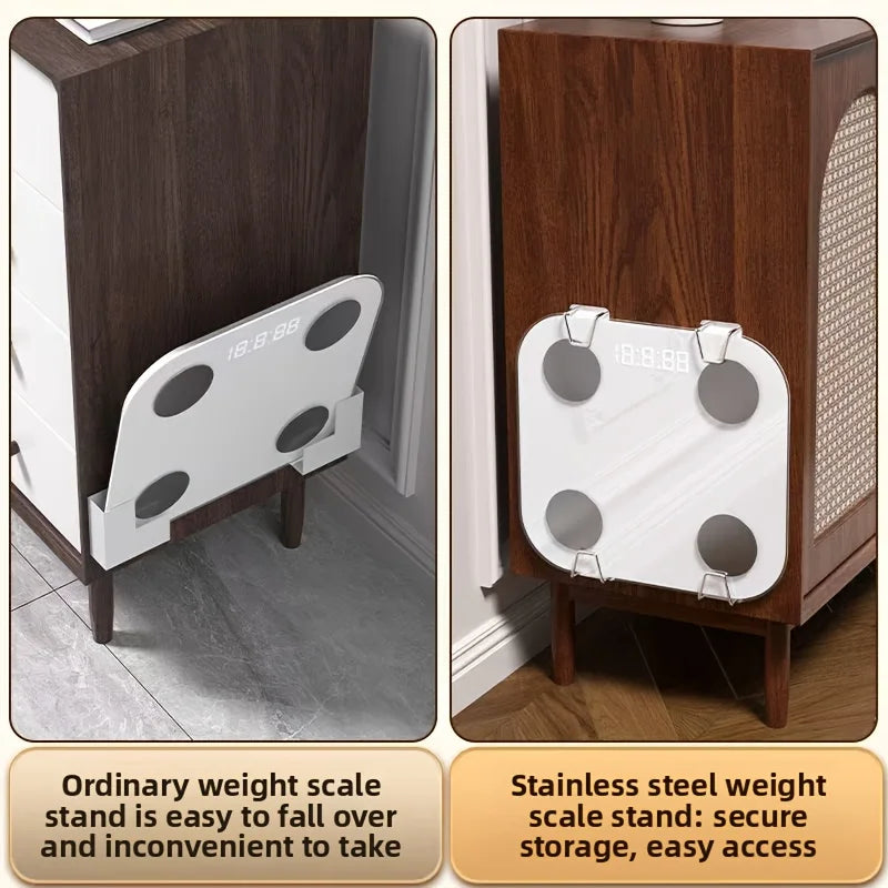 Wall-Mounted Scale Stand – Universal Body Fat Scale Holder Scale Wall Stand Babs