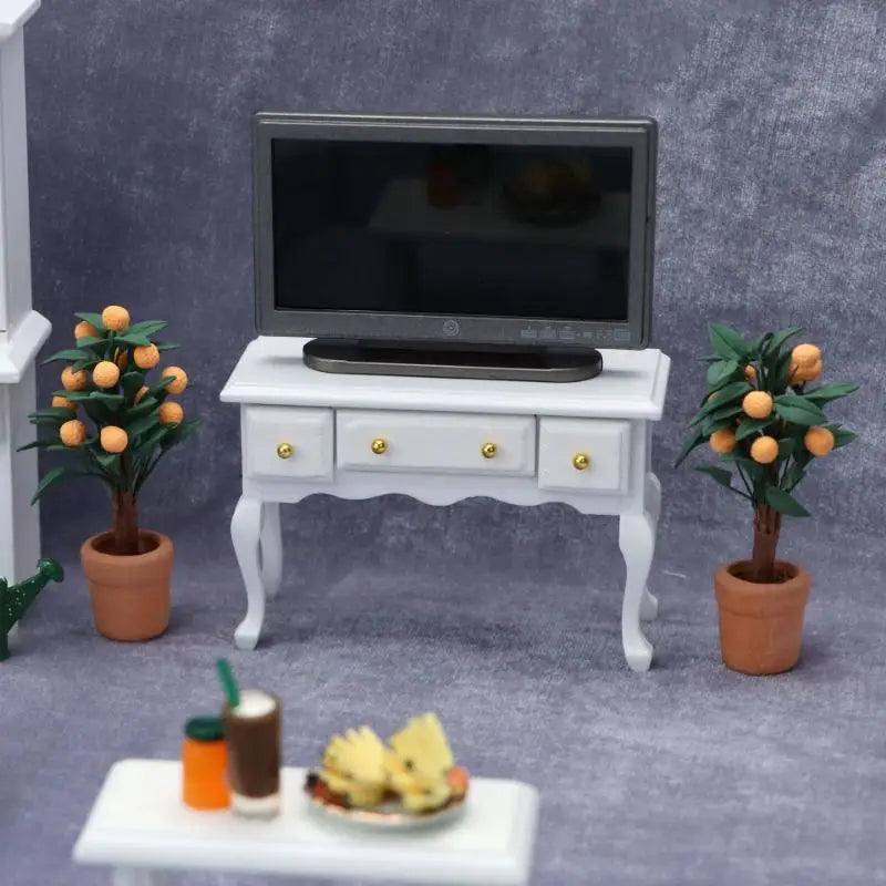 1:12 Miniature Orange Tree Potted Plant – Dollhouse Garden Decor Dollhouse Miniature Decor Babs