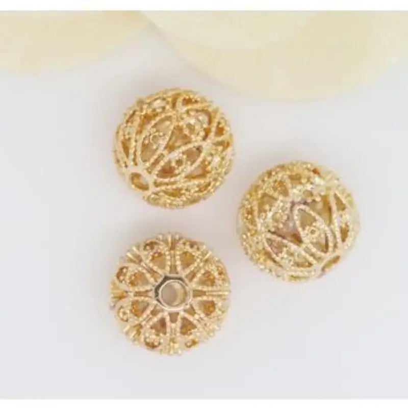 3 Pcs Zinc Alloy Hollow Spacer Beads – DIY Jewelry Components Jewelry Spacer Beads Babs