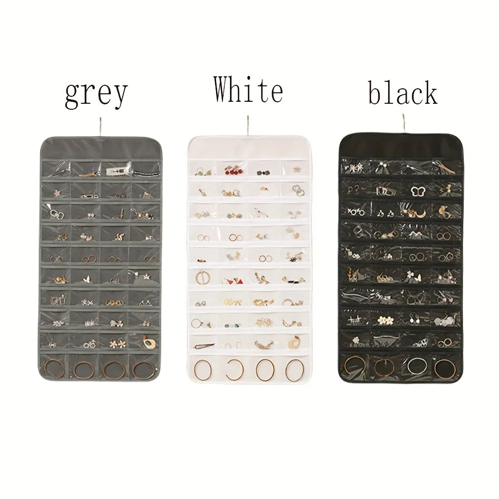Double-Sided Hanging Jewelry Storage Bag – Foldable Organizer Jewelry Storage Bag Babs
