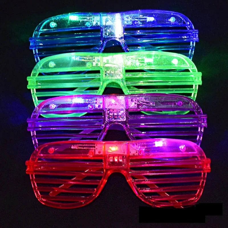 LED Flashing Light-Up Glasses – Glow Party & Concert Fun LED Party Glasses Babs 1