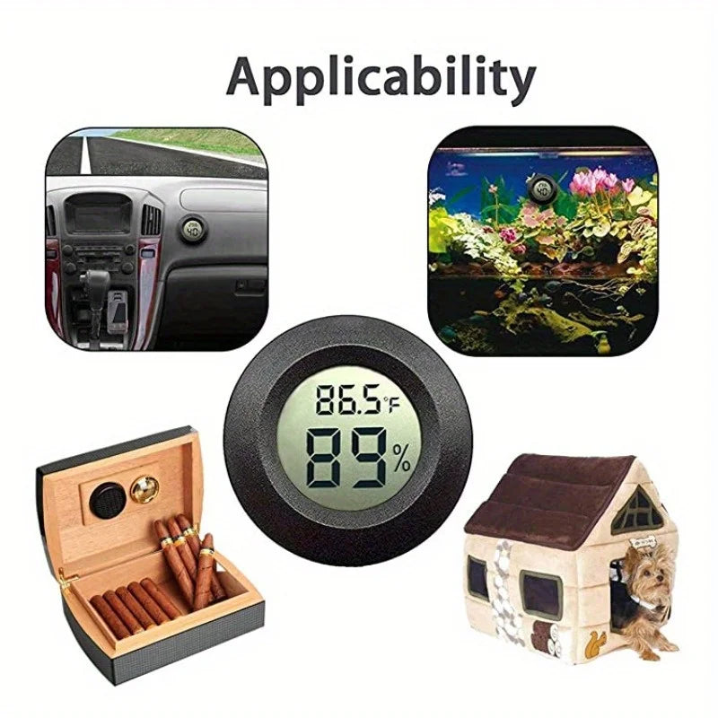 Mini LCD Thermometer Hygrometer – Fridge & Freezer Meter Digital Thermometer Hygrometer Babs
