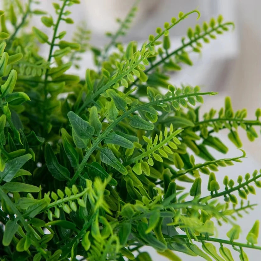 Artificial Persian Fern Leaves Plastic Faux Plant Décor 2/4 Pcs Artificial Plant Décor Babs