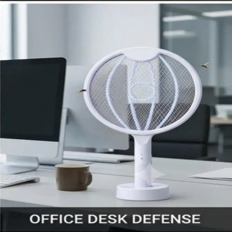Foldable 4-in-1 Electric Mosquito Swatter – USB Rechargeable UV Zapper Electric Mosquito Swatter Babs