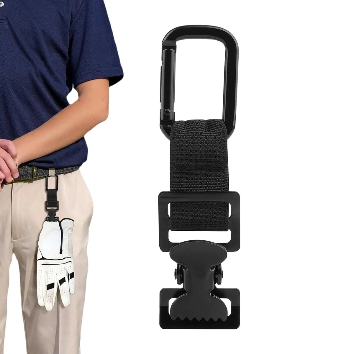 Glove Clip for Belt – Serrated Work Glove Holder & Towel Clamp Glove Belt Clip Babs