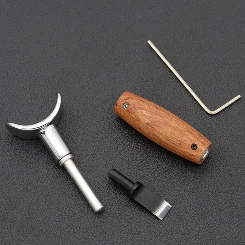 Leather Carving Rotary Knife – Stainless Steel & Rosewood Leather Carving Knife Babs