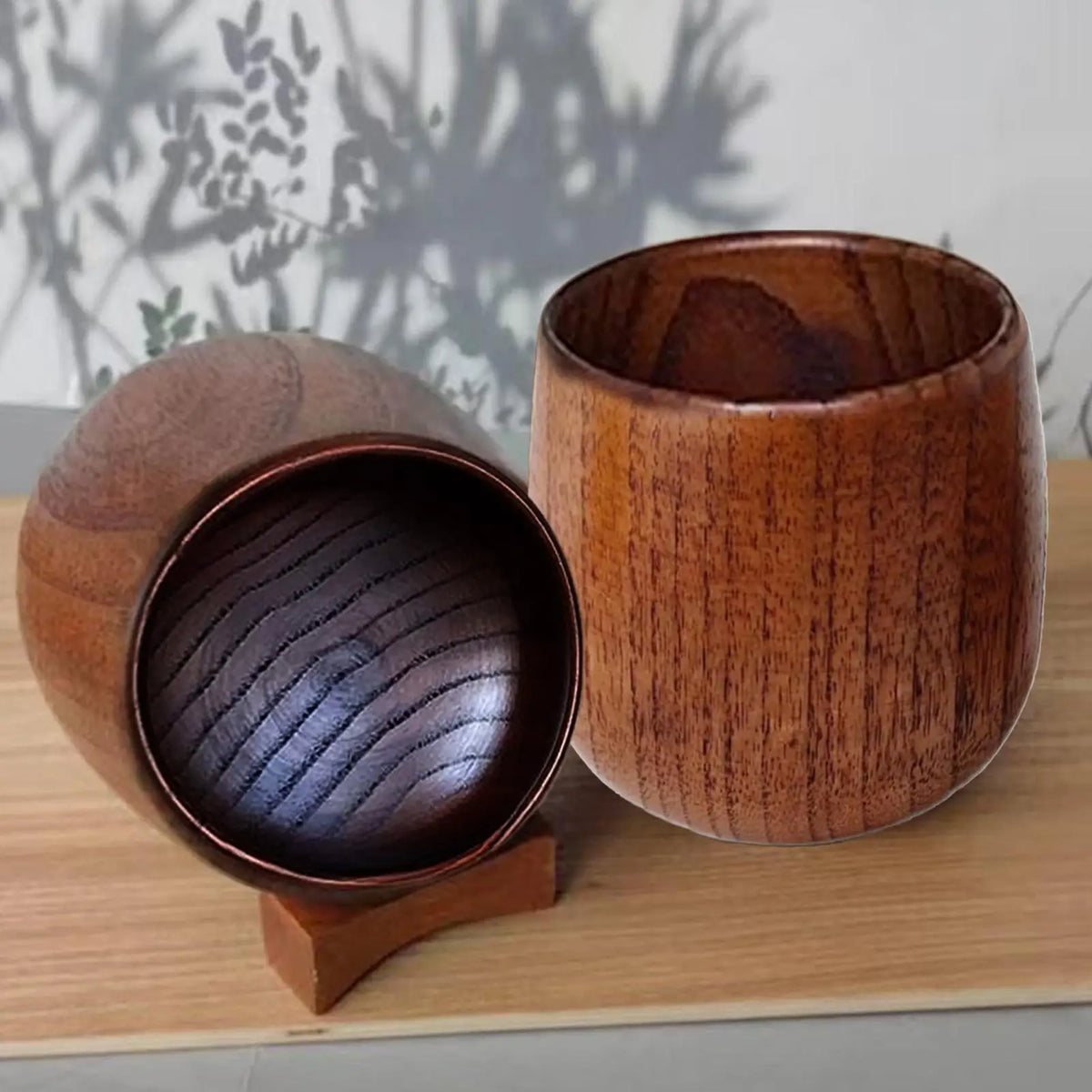 2-Pack Wooden Whiskey Tumbler Set – Bourbon Glasses Gift Whiskey Tumbler Set Babs