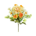 Artificial Silk Rose Bouquet for Weddings & Home Décor Artificial Flower Bouquet Babs YELLOW 1PC
