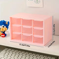 Transparent Drawer Storage Box for Jewelry, Beads & Makeup Drawer Storage Organizer Babs Pink