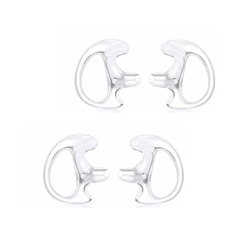 Soft Silicone In-Ear Radio Molds – Acoustic Coil Tube Replacement Radio Earpiece Replacement Babs