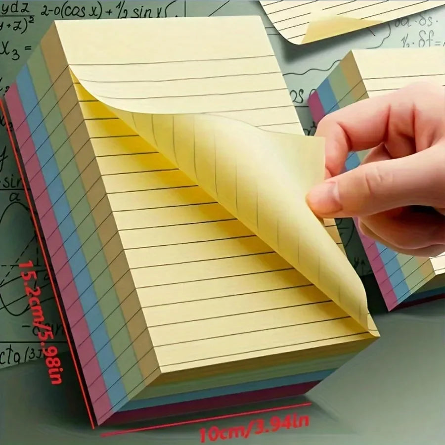 100/200 Sheet Pink Horizontal Note Paper Set – Memo Pads Memo Note Pad Set Babs