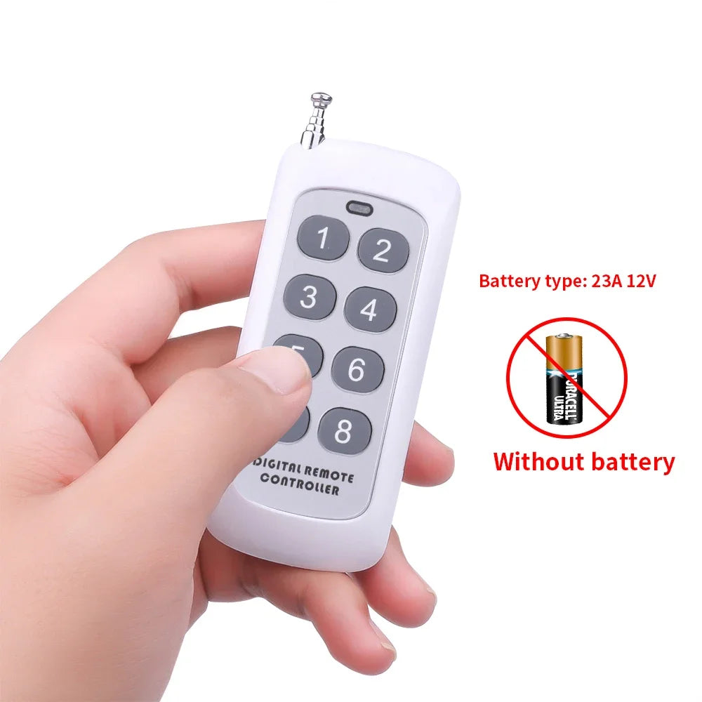 433MHz RF Remote Control 1527 Code – Garage & Smart Home RF Remote Control Babs