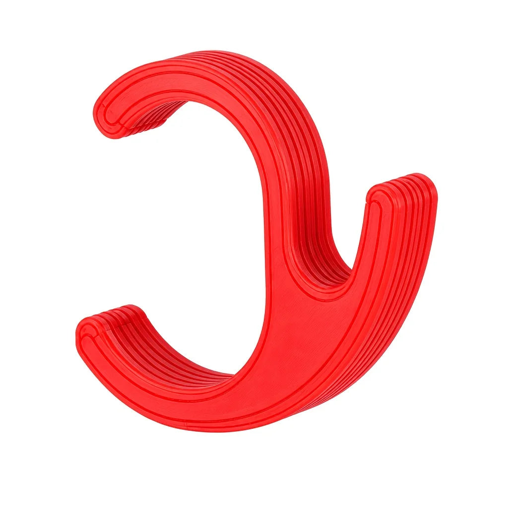 No-Drill C-Clip Desk Hook – Bag Hanger, 8kg, 15–35mm Desks Desk Bag Hook Babs Red