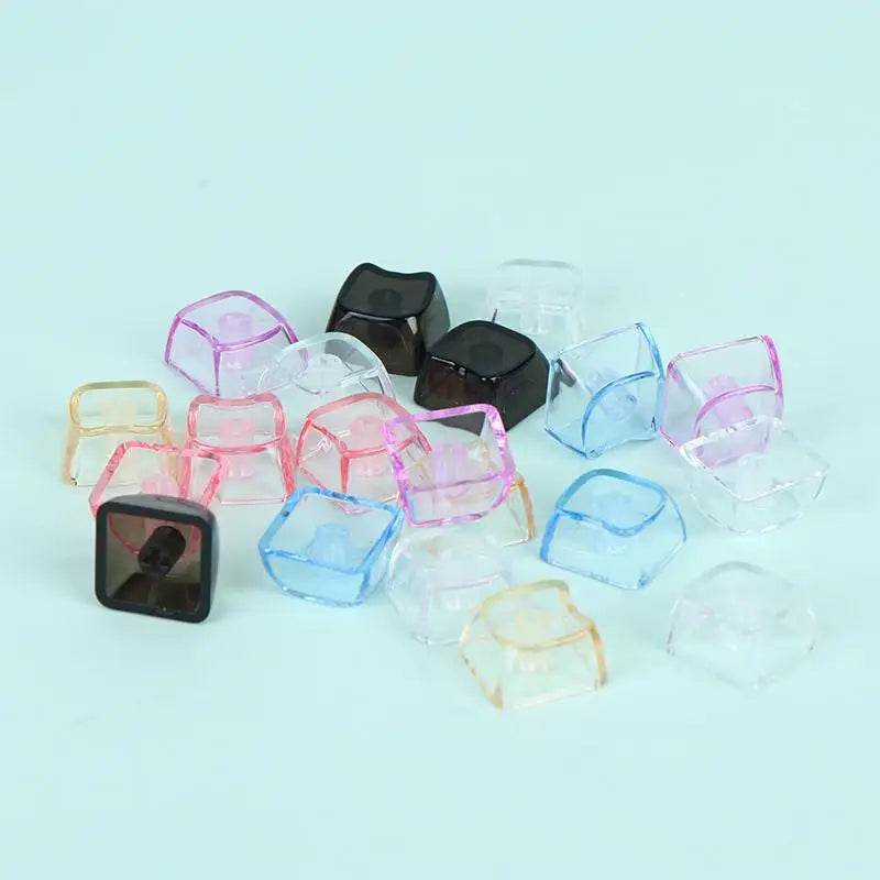 Cat Shaped Transparent Keycaps PBT 1U DIY MX Switch 10/20pcs Mechanical Keyboard Keycaps Babs