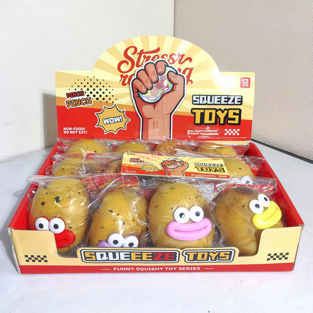 Funny Potato Squishy Squeeze Toy – Slow Rebound Fidget Gift Squishy Fidget Toy Babs