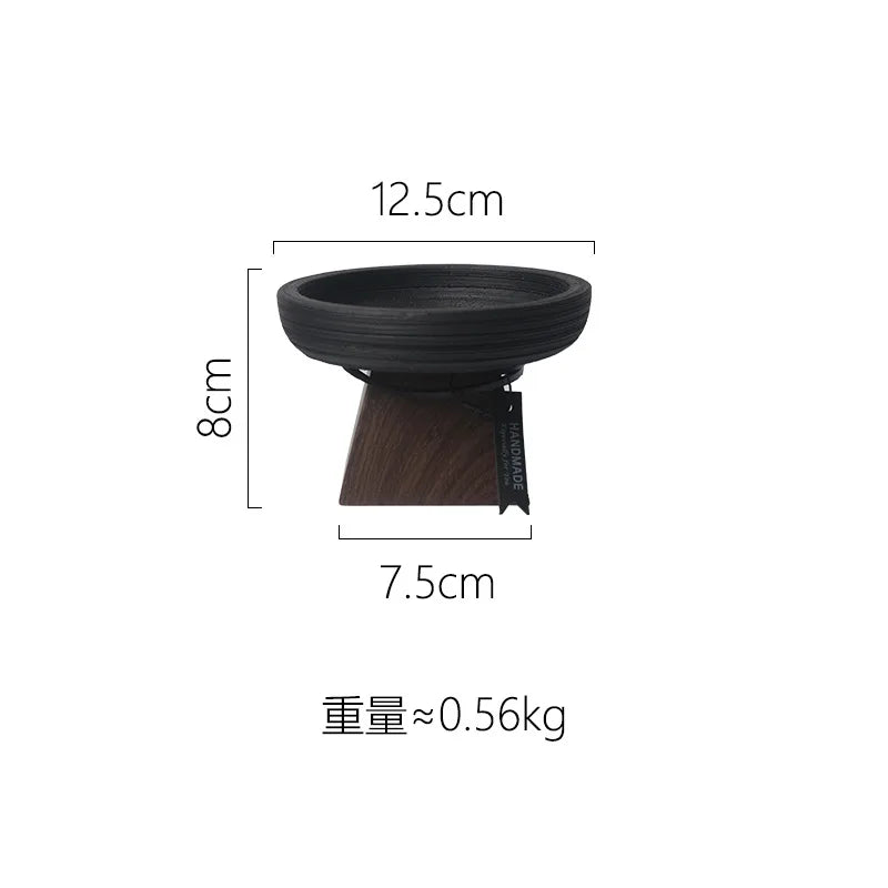 Flameless Fragrance Stone Aroma Diffuser Gift Set – Home & Office Aromatherapy Diffuser Set Babs Free from essential Black-brown
