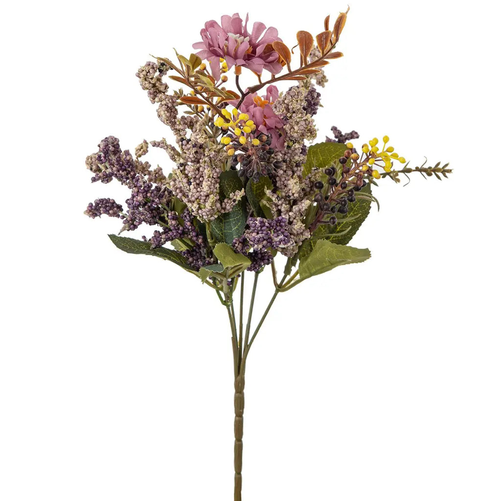 Silk Chrysanthemum Artificial Flowers for Wedding & Home Decor Artificial Flowers Babs VIOLET/紫罗兰 1 pc