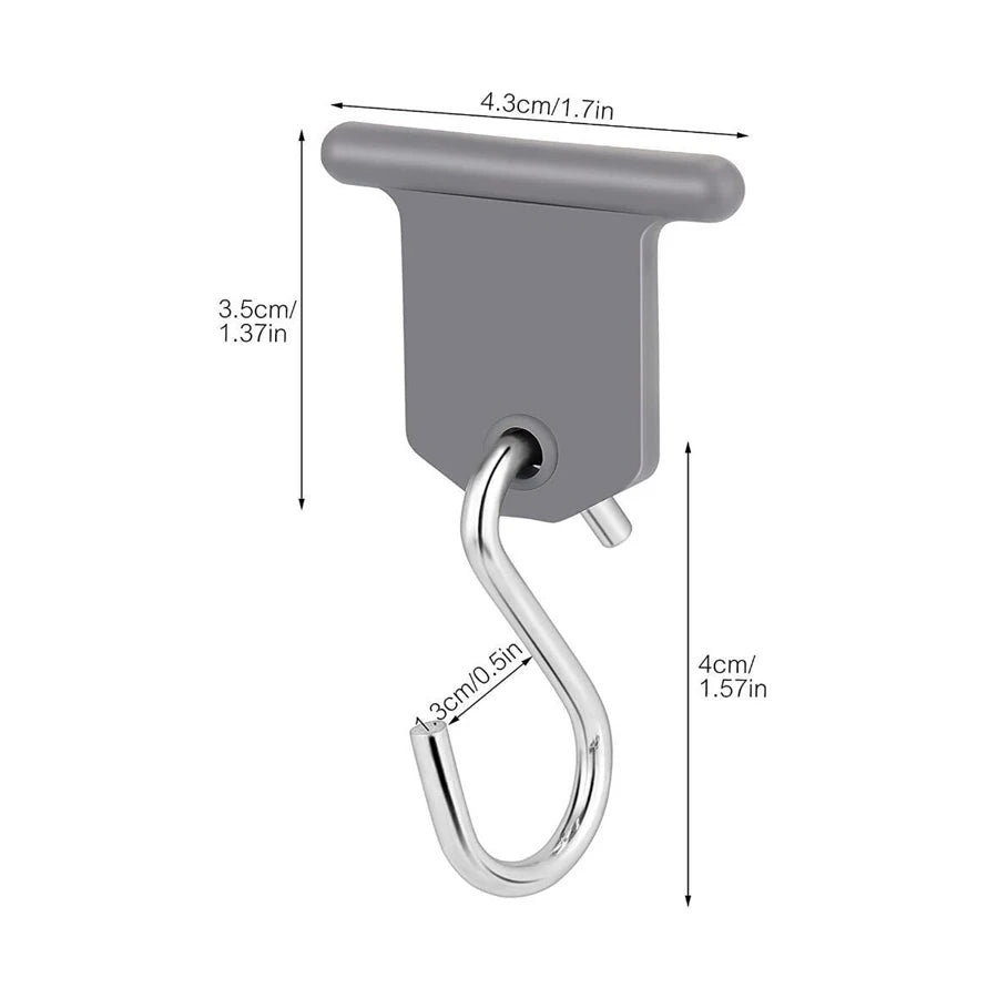 8-Pack S-Hook Camping Awning Clips & RV Tent Hangers Camping Awning Hooks Babs