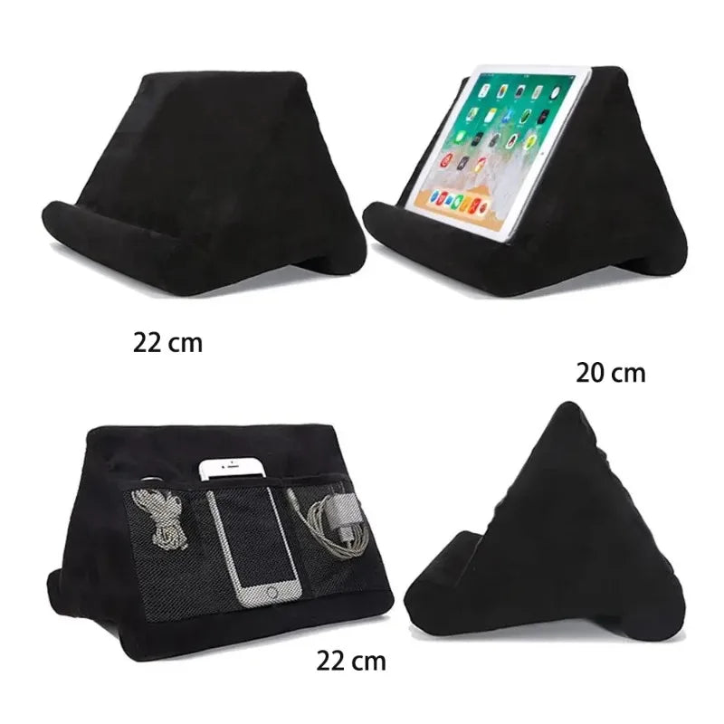 Sponge Pillow Tablet Holder – Multi-Angle Stand for iPad & Phone Tablet Pillow Stand Babs