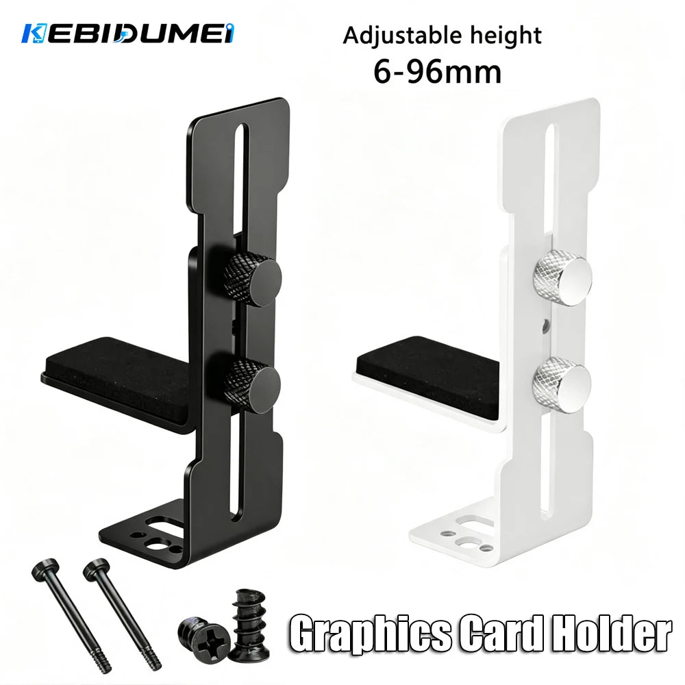 Adjustable GPU Holder Graphics Card Bracket ITX/ATX PC Cases GPU Support Bracket Babs