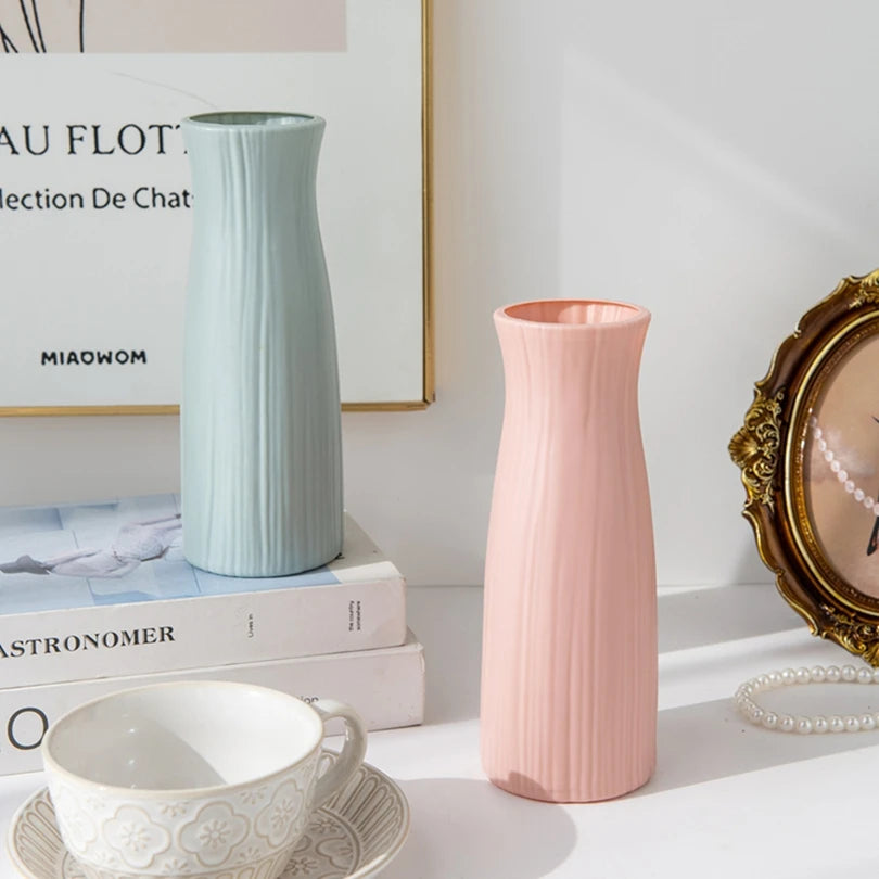 Plastic Imitation Ceramic Vase – Wedding, Home & Party Décor Decorative Vase Babs