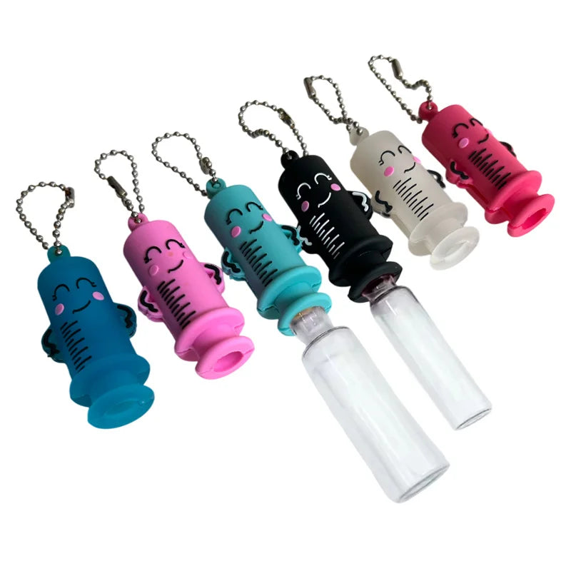 Syringe Keychain Ampoule Opener – Safe Glass Vial Cutter Ampoule Opener Keychain Babs