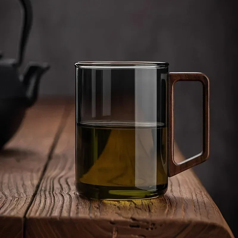 Large Glass Tea Cup – High-Temp Resistant for Office & Home Glass Tea Cup Babs