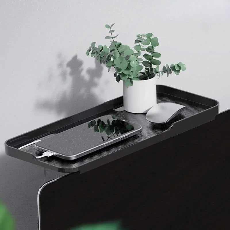 Adjustable Monitor Top Shelf – Foldable Desktop Organizer Stand Monitor Top Shelf Babs