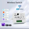 WiFi RF433MHz Smart Light Switch Dry Contact Relay DC12V AC85-240V Smart Relay Switch Babs RF and WIFI