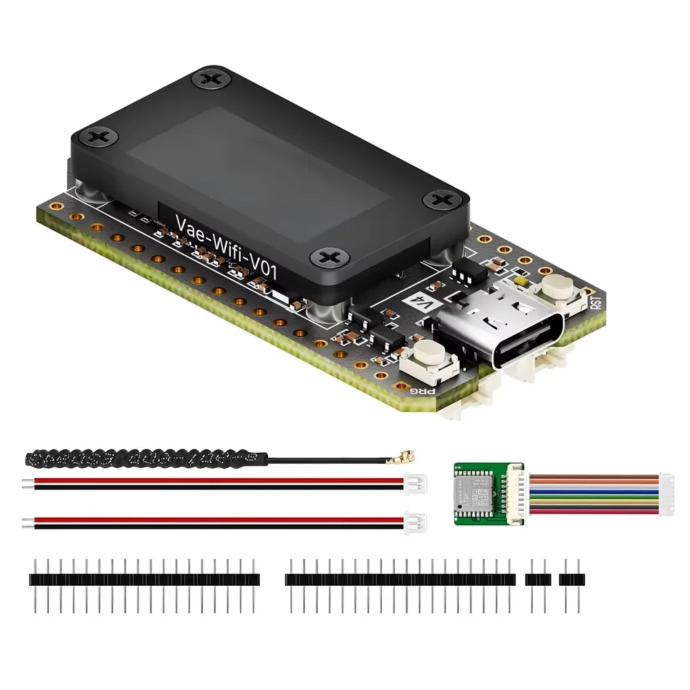 WiFi LoRa 32 V4 ESP32-S3 SX1262 GPS Solar Dev Board Meshtastic IoT Development Board Babs Black