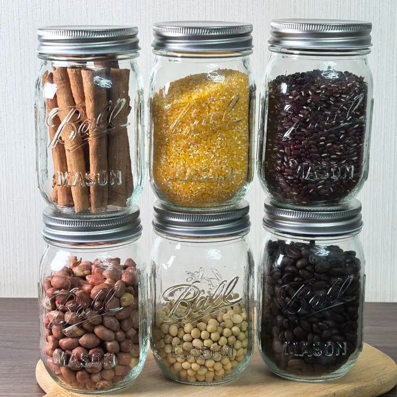 Glass Sealed Jar for Honey, Jam, Oats & Food Storage Glass Storage Jar Babs