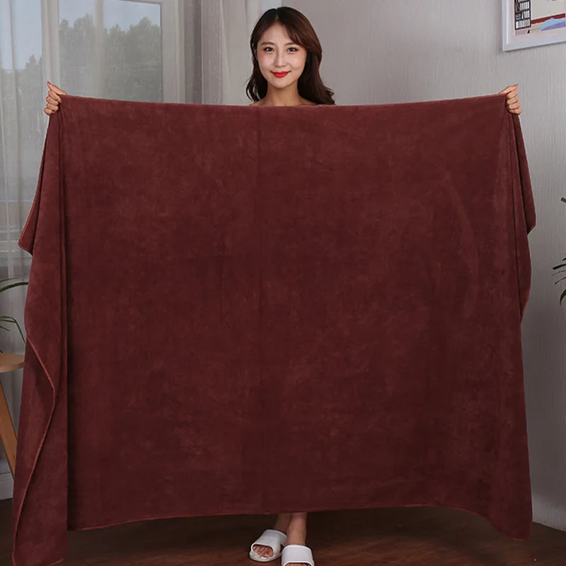 Superfine Microfiber Sports Travel Bath Towel – Quick Dry Microfiber Sports Towel Babs coffee 150x200cm