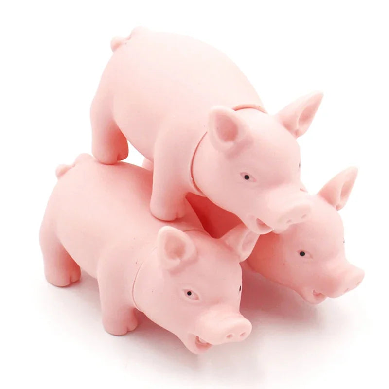 Squeaky Pig Dog Toy – Interactive Chew & Bite Ball for Pets Squeaky Dog Toy Babs
