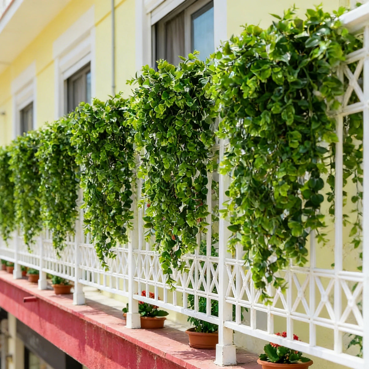 6pcs Artificial Eucalyptus Hanging Vines – Faux Greenery Decor Artificial Hanging Vines Babs