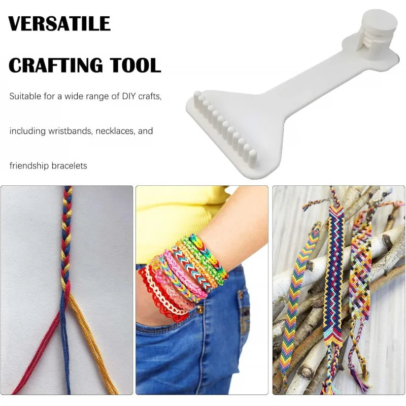 Bracelet Weaving Board – DIY Friendship & Paracord Tool Bracelet Weaving Board Babs