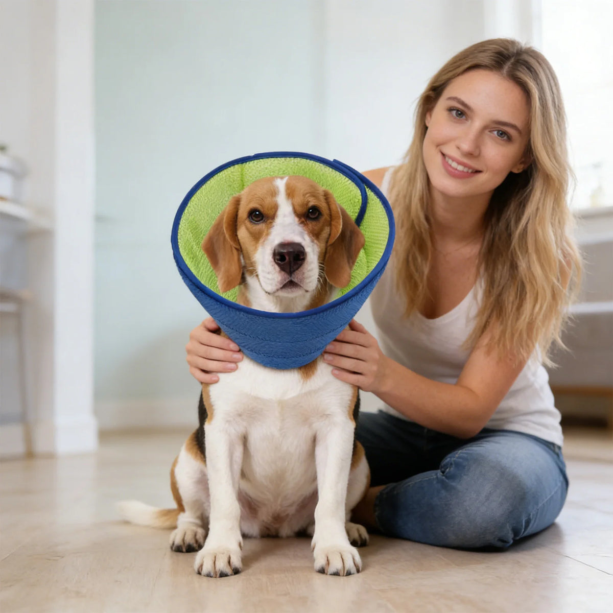 Soft Dog Recovery Cone Collar – All Sizes, Breathable Mesh Pet Recovery Collar Babs