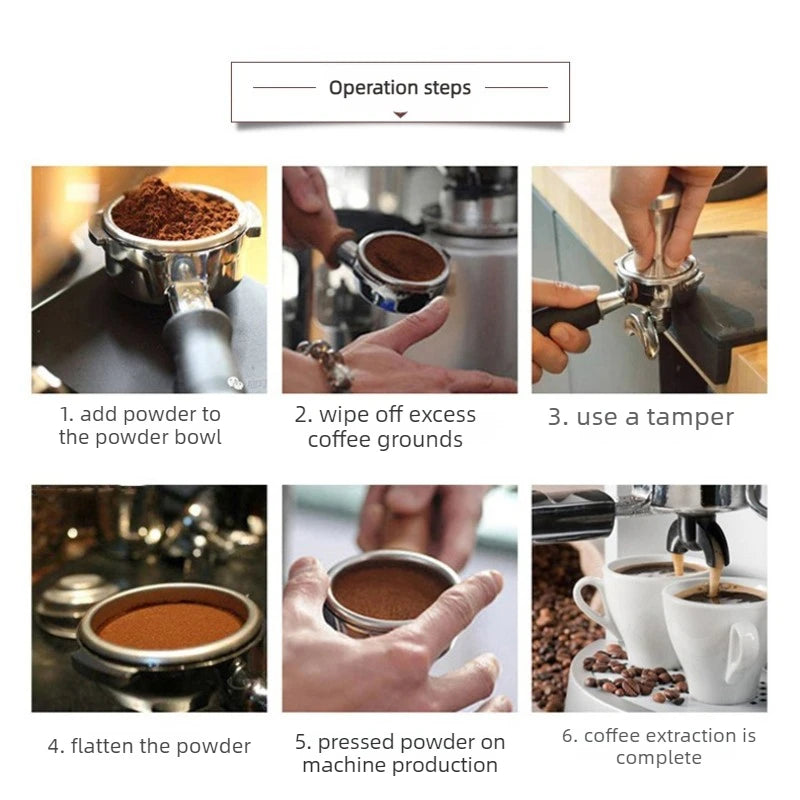 58mm Single Spout Coffee Portafilter – Stainless Steel Handle Coffee Portafilter Babs