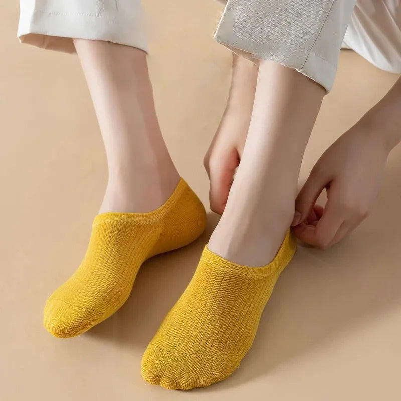 10 Pairs Women's Invisible No-Show Socks – Thin & Breathable Women's No-Show Socks Babs
