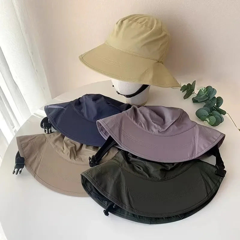 UPF 50+ Mesh Bucket Hat – Breathable Sun Hat Men & Women Bucket Sun Hat Babs