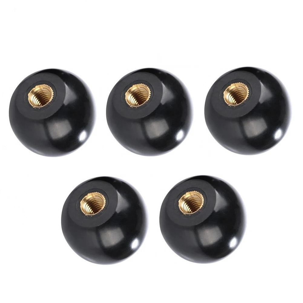 5pcs Bakelite Ball Lever Knobs M5–M12 Machine Tool Handles Machine Tool Knobs Babs