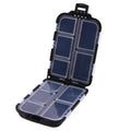 10-Compartment Fishing Tackle Box – Transparent Plastic Organizer Fishing Tackle Box Babs Black