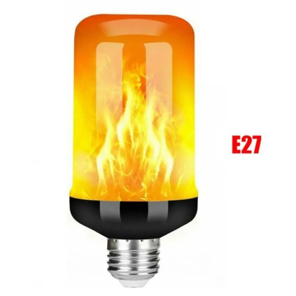 LED Flame Effect Light Bulb – 4 Modes, E26/E27/B22, 3-6W LED Flame Bulb Babs E27