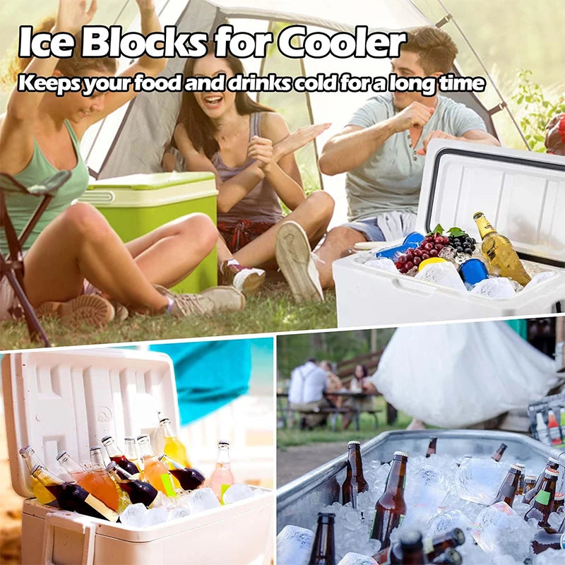 Large Silicone Ice Block Mold – Ice Bath Tray & Big Cube Maker Silicone Ice Mold Babs