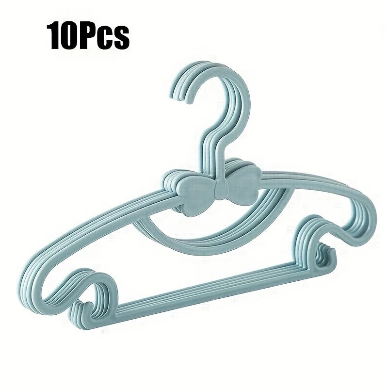 10-Pack Plastic Clothes Hangers – Closet & Coat Organizer Clothes Hangers Babs Blue