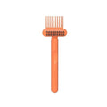 2-in-1 Comb Cleaning Brush – Hair & Dust Remover Tool Comb Cleaning Brush Babs Orange