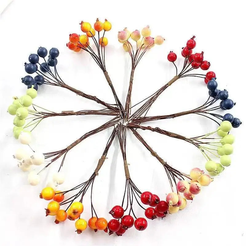 Artificial Pomegranate Flowers 5/10pcs – Wedding & Home Decor Artificial Flowers Babs