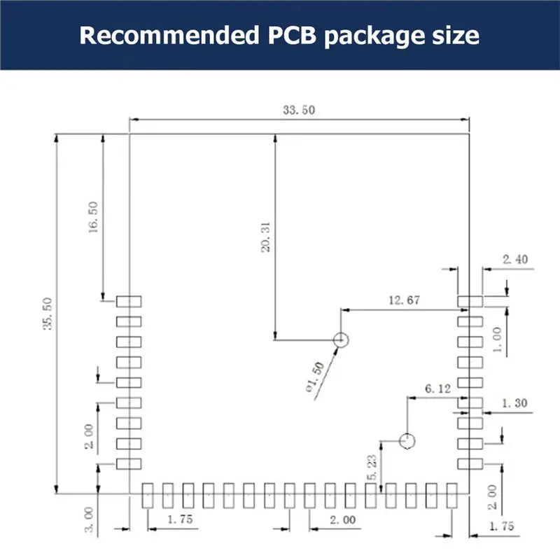 UWB BU04 Dual-Antenna Indoor Positioning Module – 10cm Accuracy UWB Positioning Module Babs