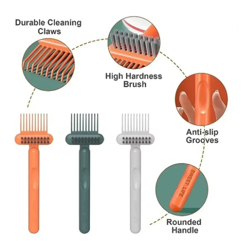2-in-1 Comb Cleaning Brush – Hair & Dust Remover Tool Comb Cleaning Brush Babs